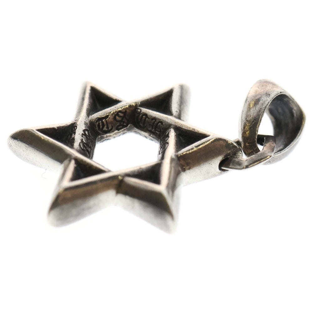 CHROME HEARTS(クロムハーツ) STAR OF DAVID PENDANT スターオブダビデ スモール ペンダントトップ シルバー