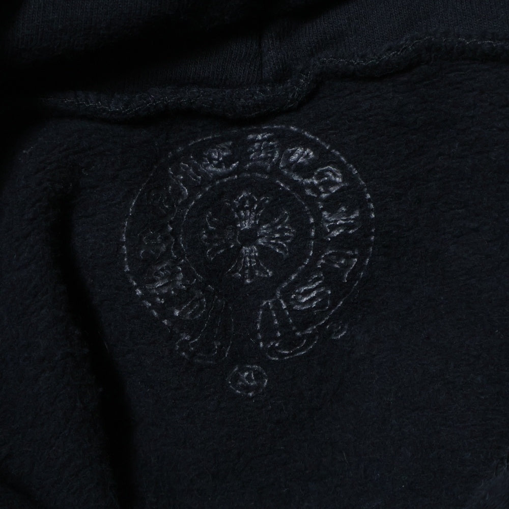 CHROME HEARTS(クロムハーツ) ×MATTY BOY Chomper Horseshoe Hoodie マッティボーイ チョンパー ホースシューフーディ プルオーバースウェットパーカー ブラック
