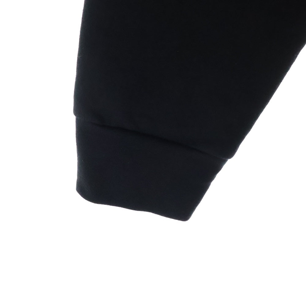 CHROME HEARTS(クロムハーツ) Horseshoe Crewneck Sweatshirt ホースシュープリント 袖フローラル クルーネックスウェットトレーナー ブラック
