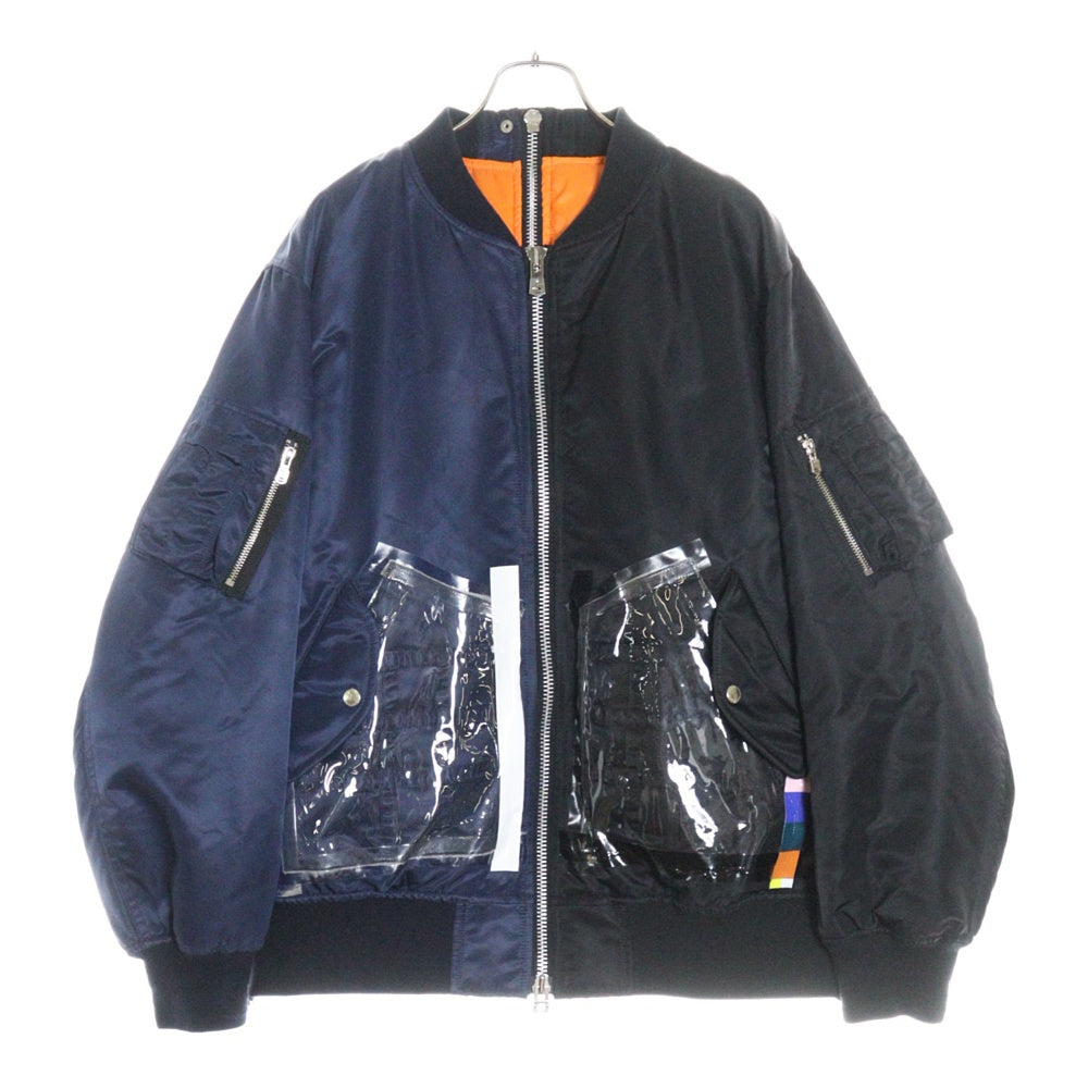 TAKAHIROMIYASHITA The SoloIst.(タカヒロミヤシタザソロイスト) 22SS flight jacket ボンバー フライトジャケット ブルー
