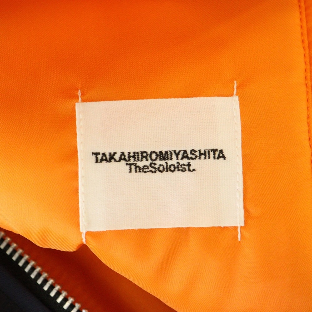 TAKAHIROMIYASHITA The SoloIst.(タカヒロミヤシタザソロイスト) 22SS flight jacket ボンバー フライトジャケット ブルー
