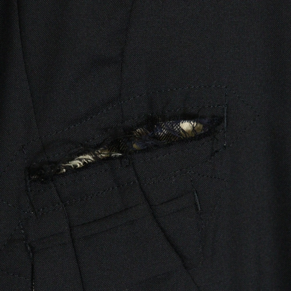 TAKAHIROMIYASHITA The SoloIst.(タカヒロミヤシタザソロイスト) 13SS RE-SIZED COTO ダメージ加工 コート ブラック