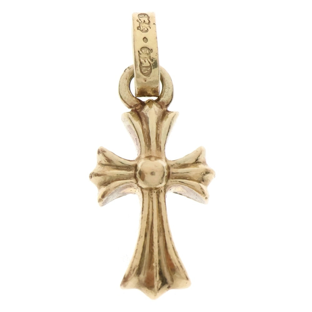 CHROME HEARTS(クロムハーツ) 22K CRS BBYFAT P/DIA ベイビーファットクロス PAVEダイヤ ペンダントトップ ゴールド BCA035