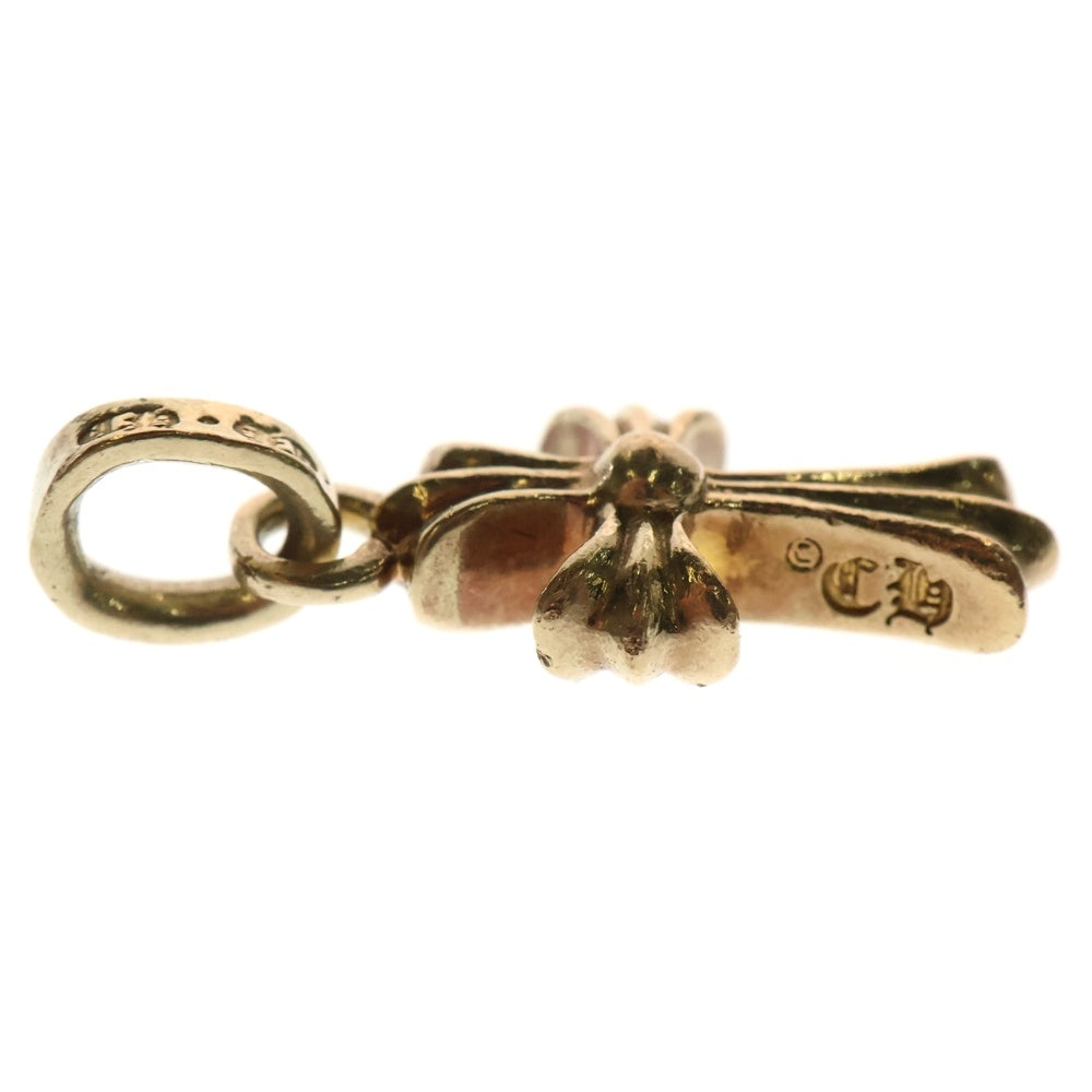 CHROME HEARTS(クロムハーツ) 22K CRS BBYFAT P/DIA ベイビーファットクロス PAVEダイヤ ペンダントトップ ゴールド BCA035