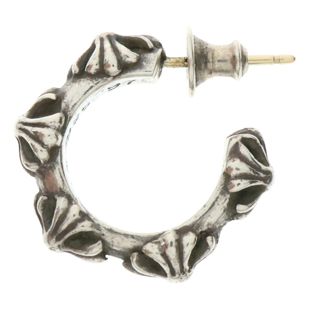 CHROME HEARTS(クロムハーツ) HOOP CROSS クロスバンド フープピアス シルバー BCA100
