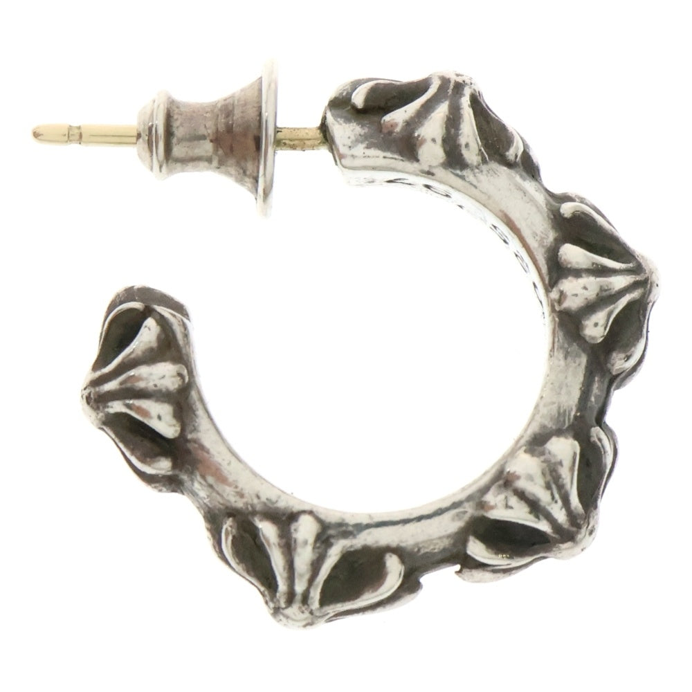 CHROME HEARTS(クロムハーツ) HOOP CROSS クロスバンド フープピアス シルバー BCA100