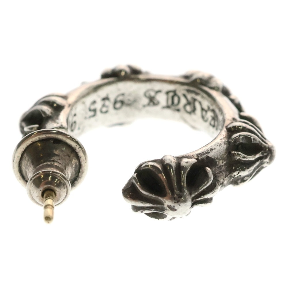 CHROME HEARTS(クロムハーツ) HOOP CROSS クロスバンド フープピアス シルバー BCA100