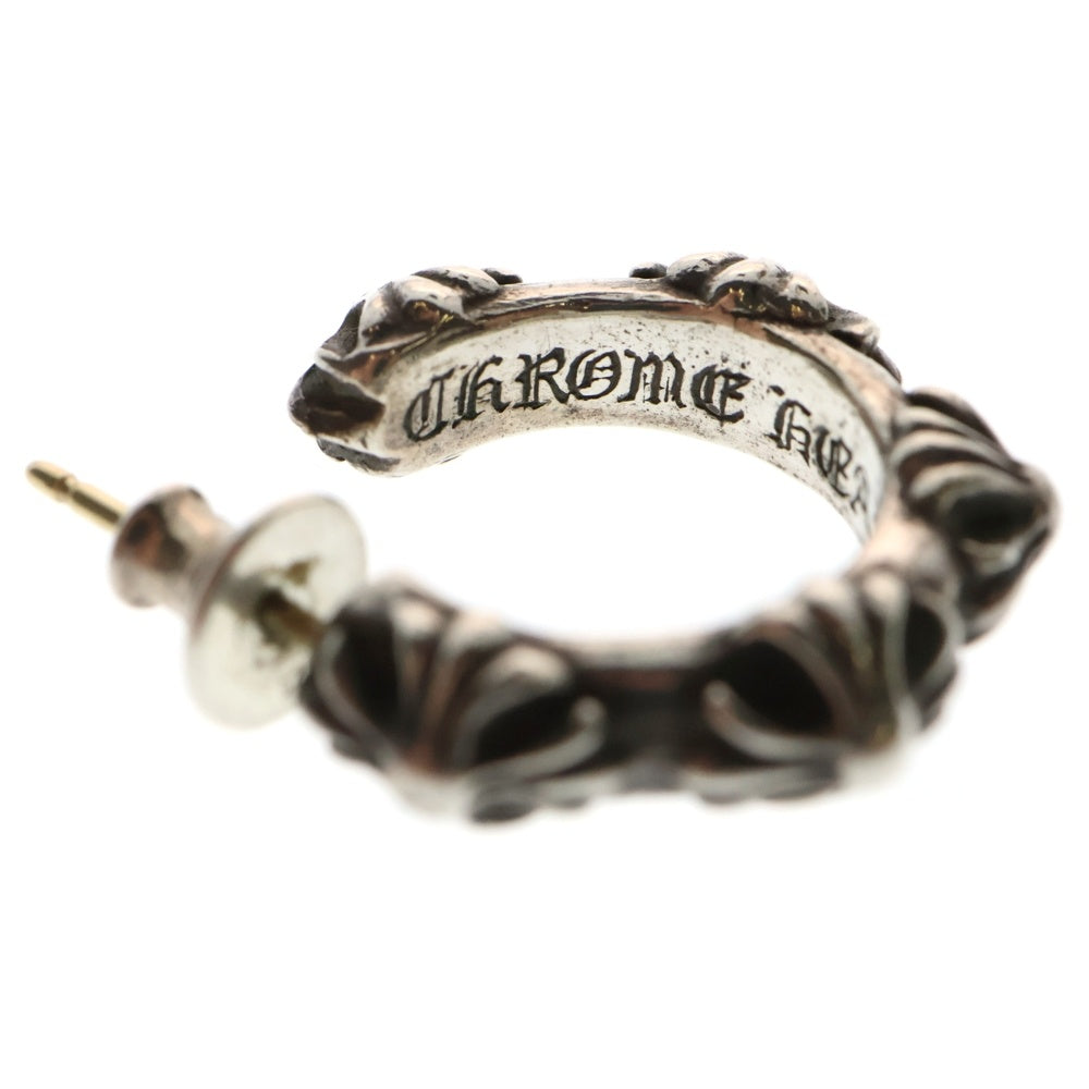 CHROME HEARTS(クロムハーツ) HOOP CROSS クロスバンド フープピアス シルバー BCA100