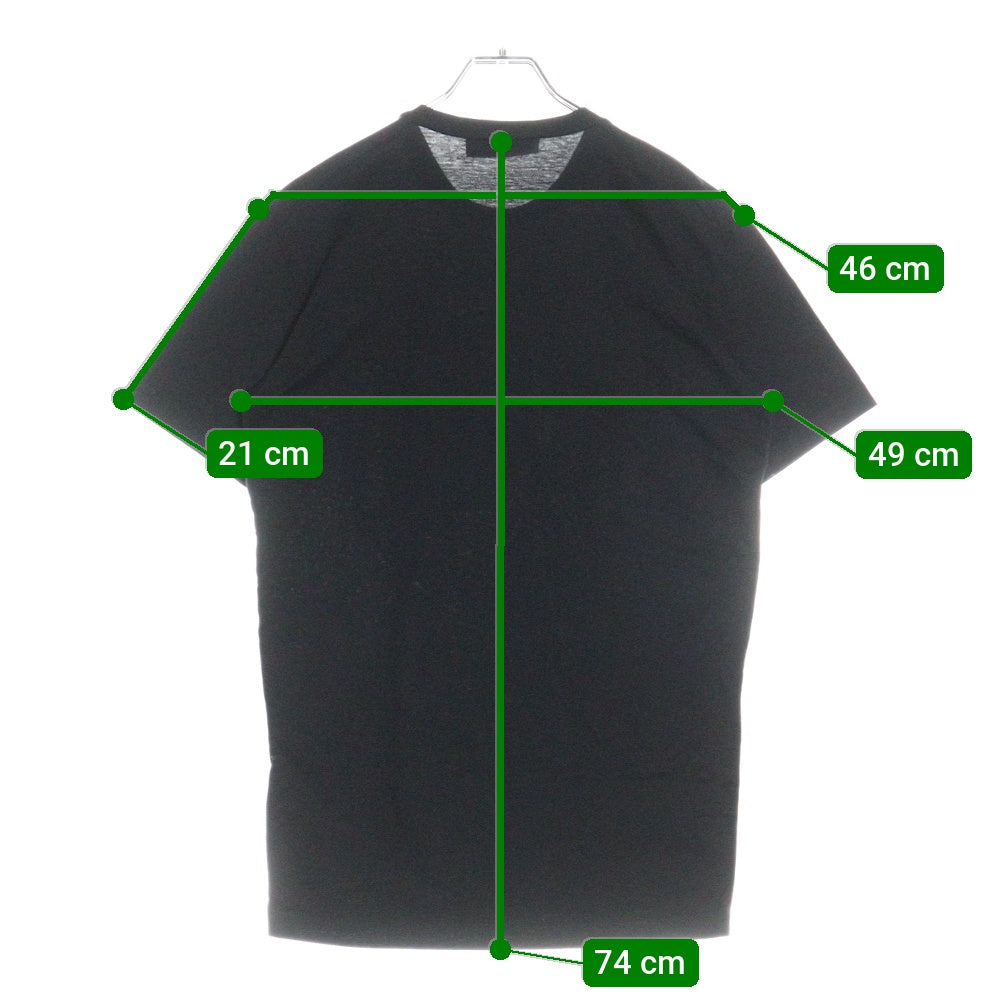 DSQUARED2(ディースクエアード) サーフドッグ チロ ICON フロントプリント 半袖Tシャツ カットソー ブラック