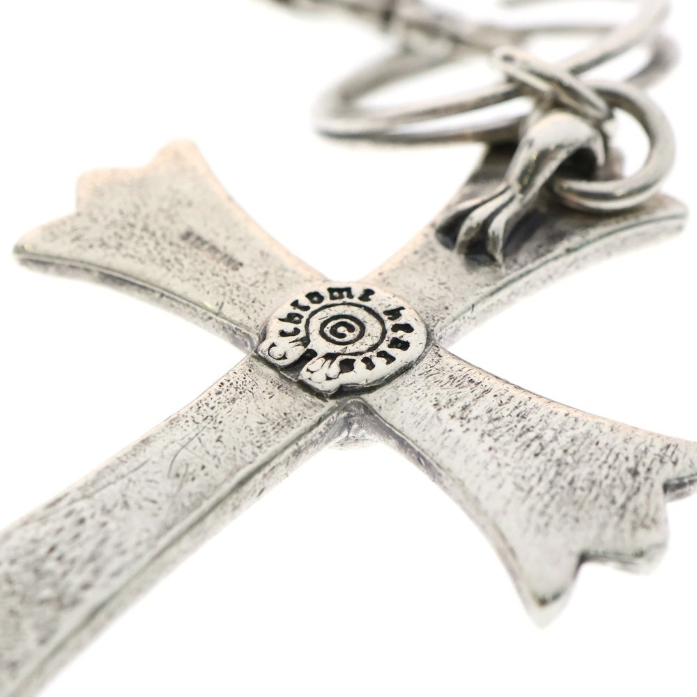 CHROME HEARTS(クロムハーツ) CH CRS LG&No5 DGGR ラージクロス#5ダガー キーリング シルバー