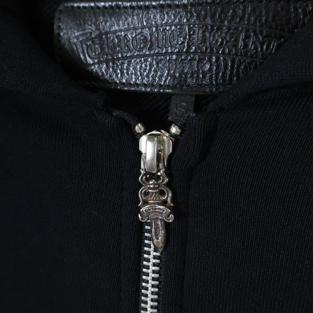 CHROME HEARTS(クロムハーツ) オールド CHプラスパッチ ジップアップパーカー ブラック
