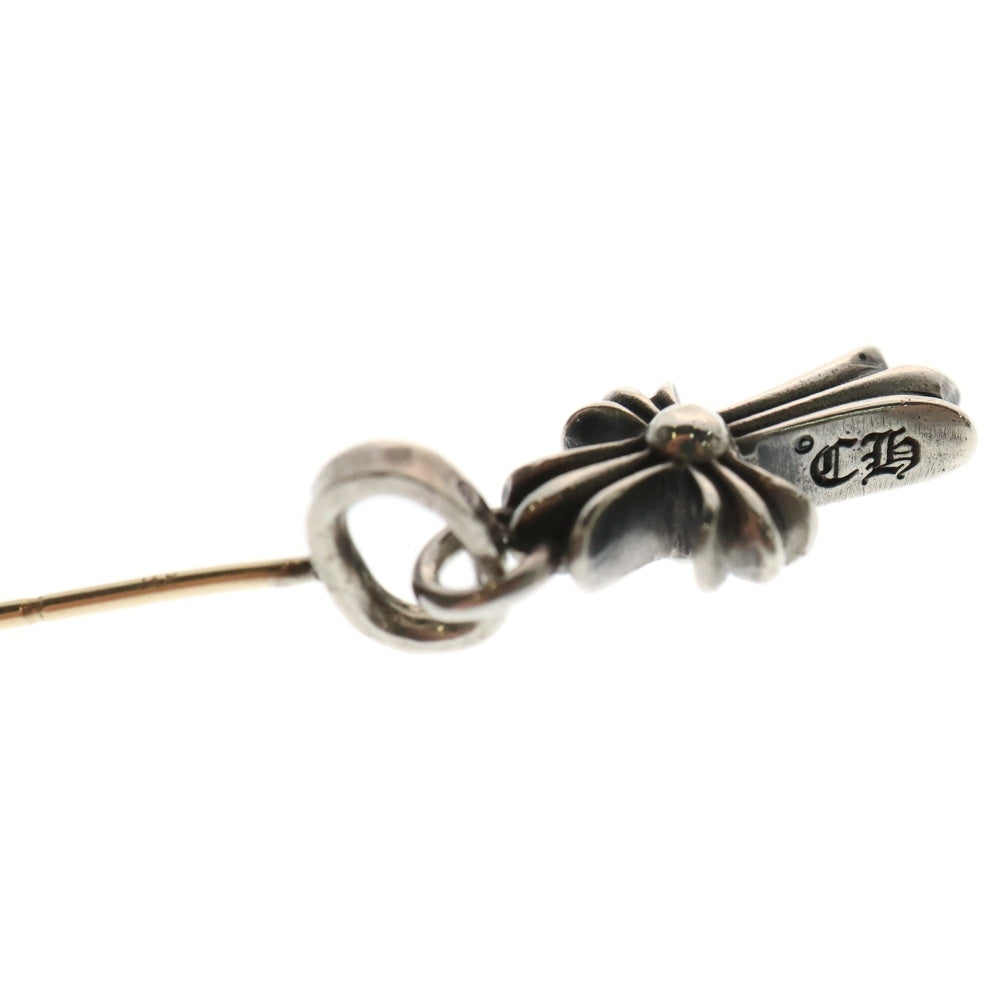 CHROME HEARTS(クロムハーツ) BBY F PPRCHN ベイビーファットクロス ドロップピアス シルバー BCA090