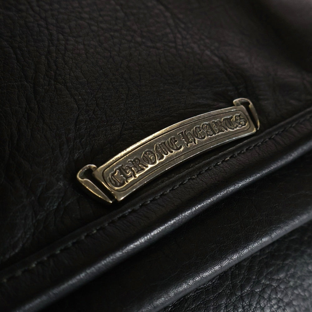 CHROME HEARTS(クロムハーツ) SOFT SHOULDER ソフト ショルダーバッグ メッセンジャーバッグ ブラック