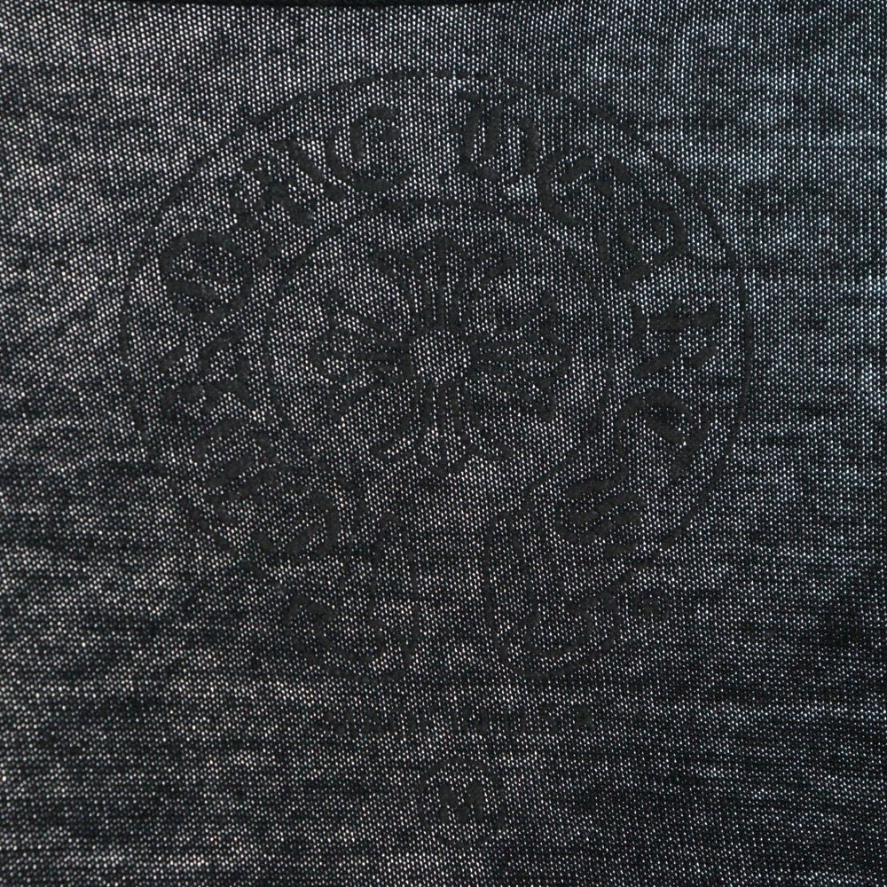 CHROME HEARTS(クロムハーツ) BACK GRAD CIRCLE LOGO L/S TEE バックグラデーション サークルロゴ 長袖Tシャツ カットソー ブラック