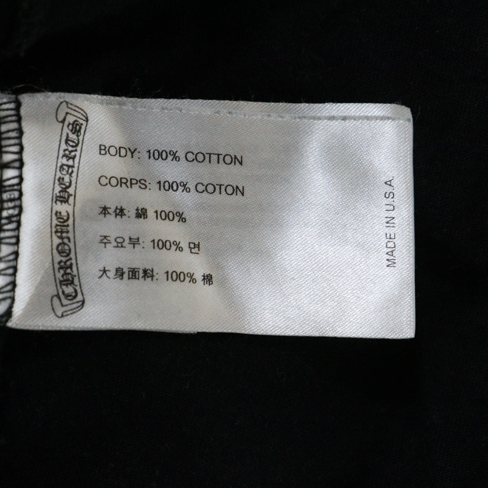 CHROME HEARTS(クロムハーツ) BACK GRAD CIRCLE LOGO L/S TEE バックグラデーション サークルロゴ 長袖Tシャツ カットソー ブラック