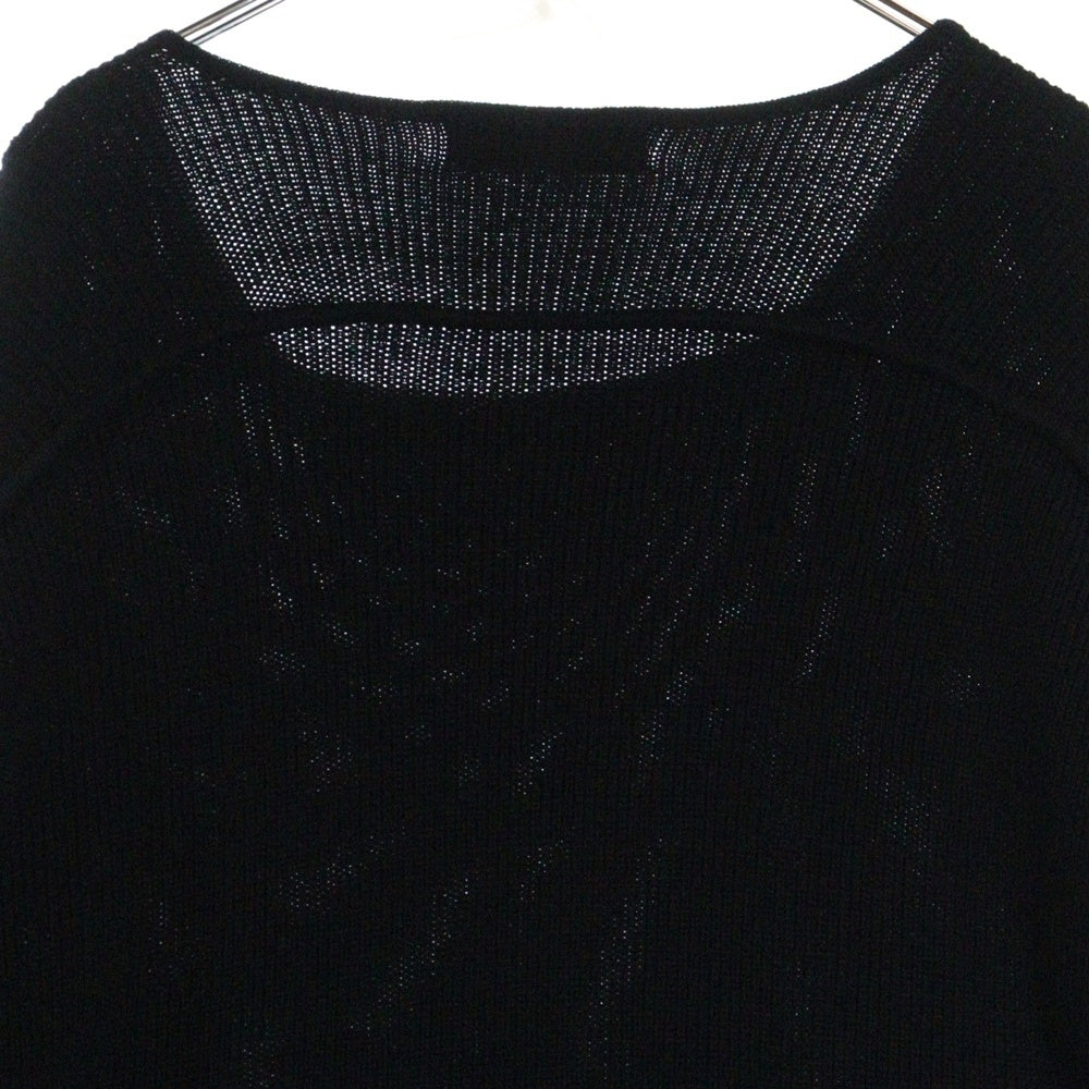 entire studios(エンタイア スタジオ) KNIT BLOCK TEE 半袖 ニット ブロック ESU-S25-10041-BL