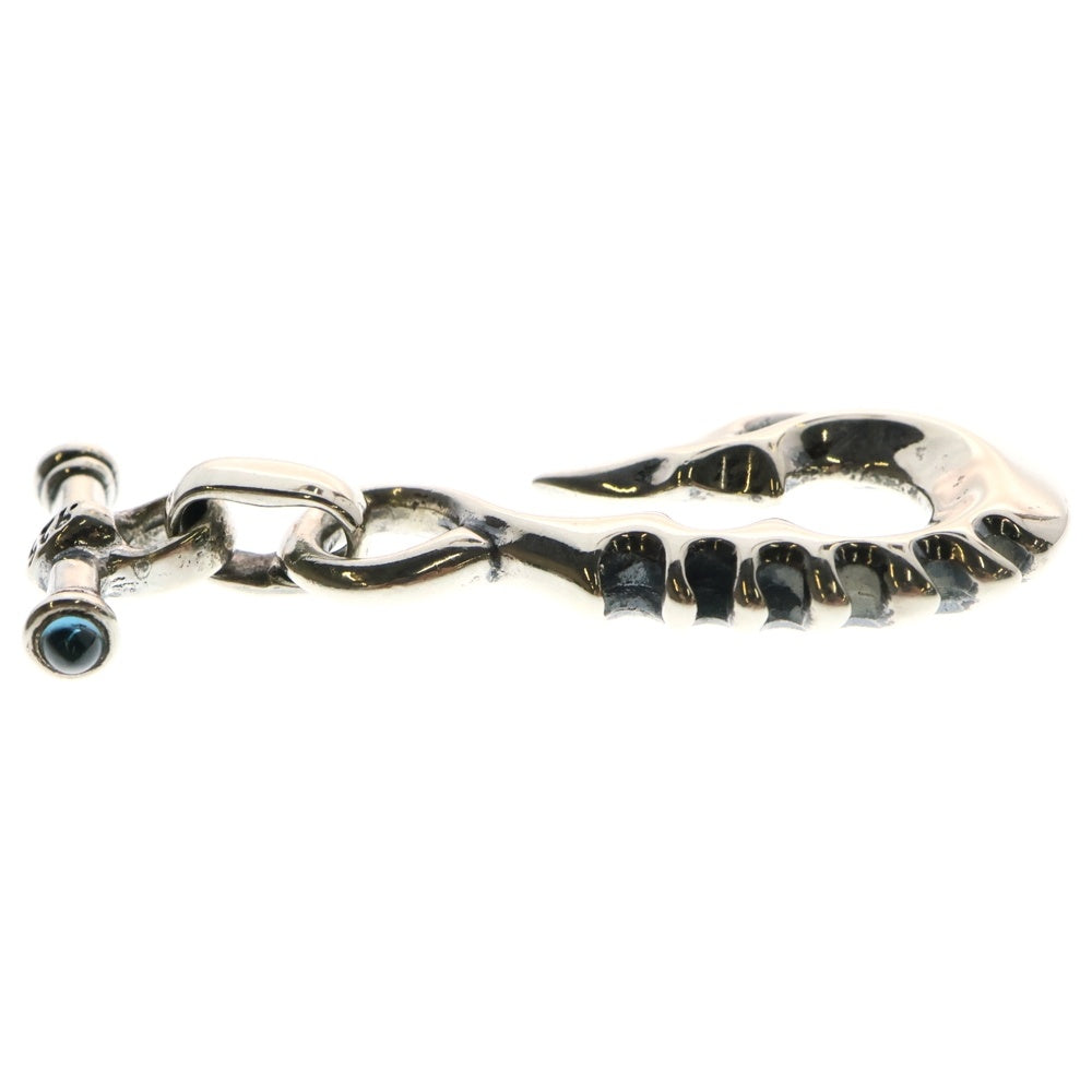 Bill Wall Leather/BWL(ビルウォールレザー) MID FISH HOOK w/STONE T-BAR フィッシュフック ネックレストップ