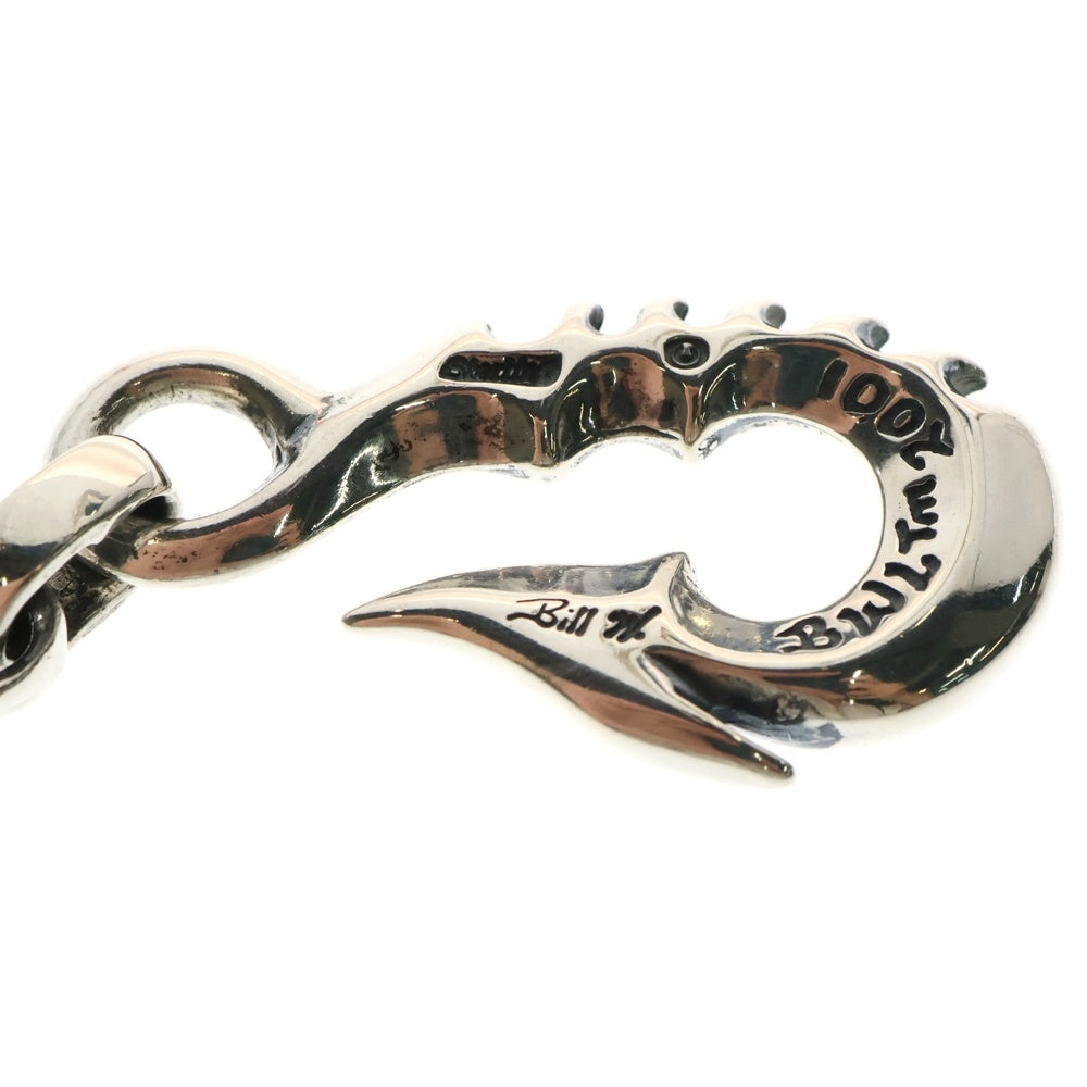 Bill Wall Leather/BWL(ビルウォールレザー) MID FISH HOOK w/STONE T-BAR フィッシュフック ネックレストップ