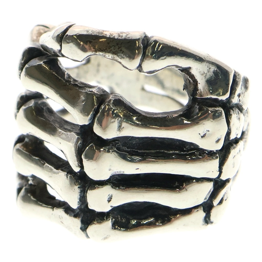 CRAZY PIG(クレイジーピッグ) BONE HAND RING ボーンハンド リング シルバー