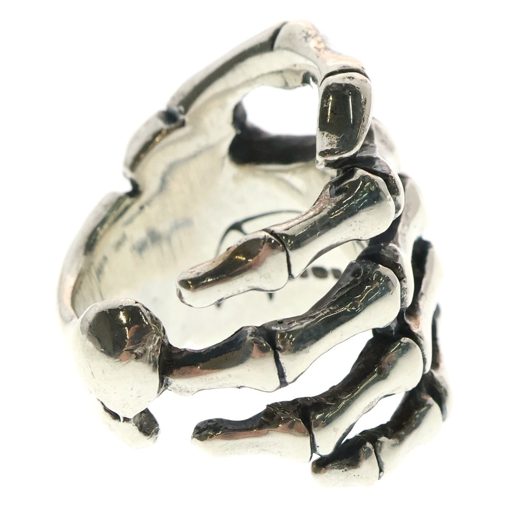 CRAZY PIG(クレイジーピッグ) BONE HAND RING ボーンハンド リング シルバー