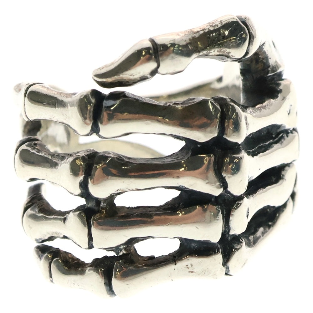 CRAZY PIG(クレイジーピッグ) BONE HAND RING ボーンハンド リング シルバー