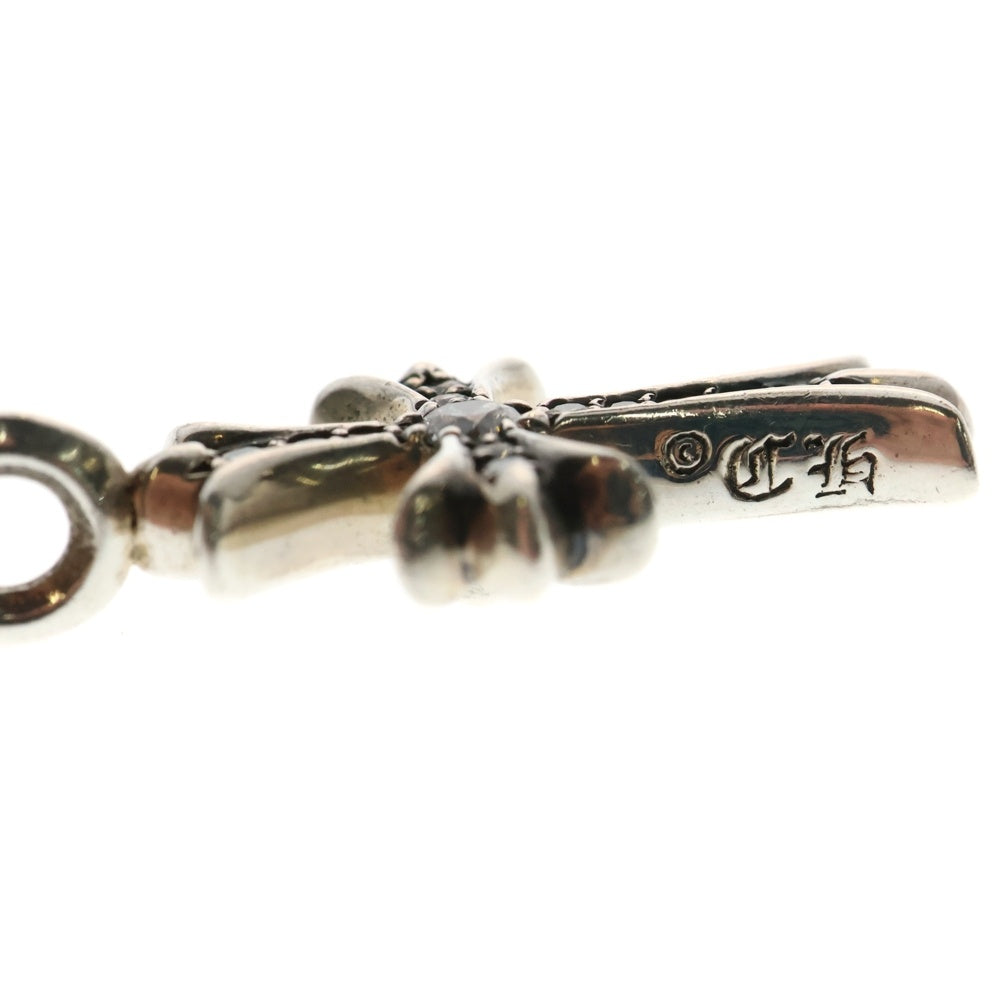 CHROME HEARTS(クロムハーツ) TNY CRSF P/DIA タイニーファットクロス PAVEダイヤ ペンダントトップ シルバー BCA323