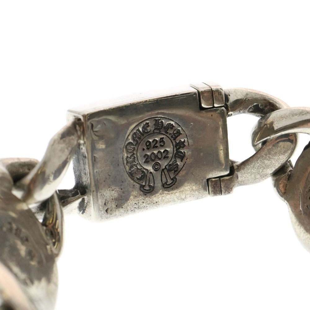 CHROME HEARTS(クロムハーツ) HEART LINK ハートリンク ブレスレット シルバー 5LINK