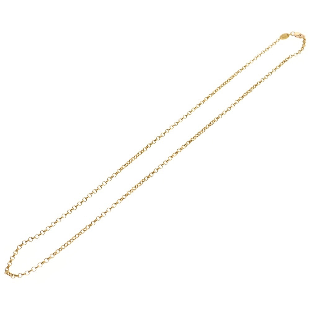 CHROME HEARTS(クロムハーツ) 22K NECKCHAIN R18 ロールチェーンネックレス 18inch ゴールド BCA010
