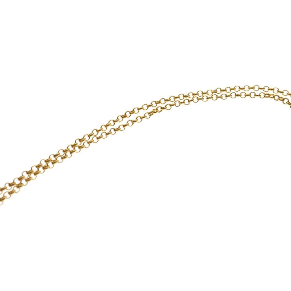 CHROME HEARTS(クロムハーツ) 22K NECKCHAIN R18 ロールチェーンネックレス 18inch ゴールド BCA010