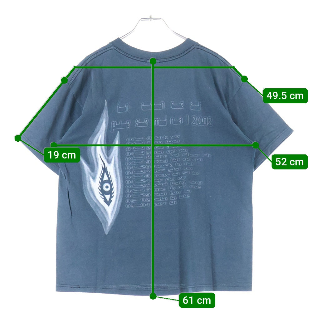 VINTAGE(ヴィンテージ) 00S Tool Lateralus 2001 Pre Seminal Tour TEE フロントプリント 半袖Tシャツ ブラック