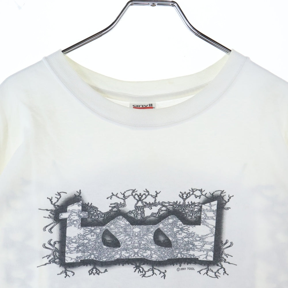 VINTAGE(ヴィンテージ) 00s Tool Gray Tool Man TEE フロントプリント 半袖Tシャツ ホワイト