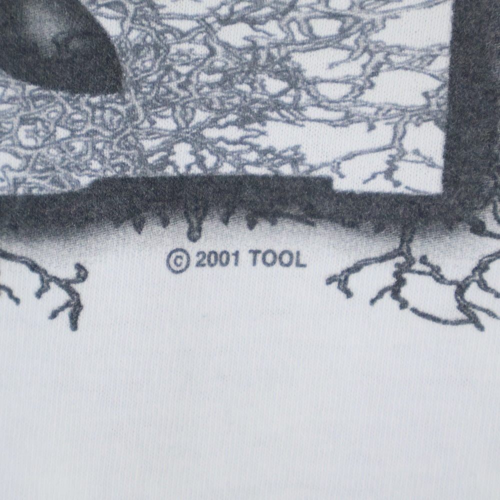 VINTAGE(ヴィンテージ) 00s Tool Gray Tool Man TEE フロントプリント 半袖Tシャツ ホワイト
