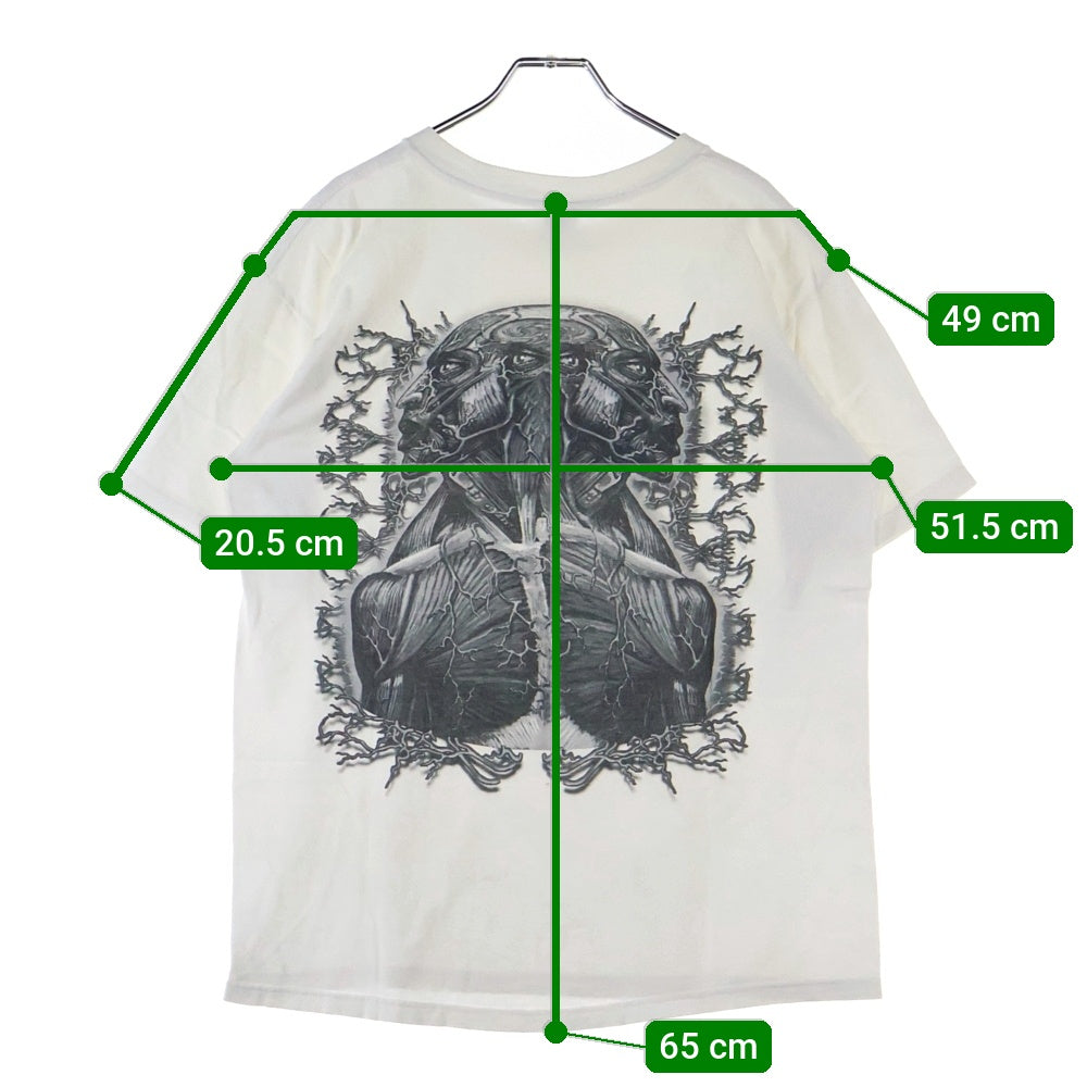 VINTAGE(ヴィンテージ) 00s Tool Gray Tool Man TEE フロントプリント 半袖Tシャツ ホワイト