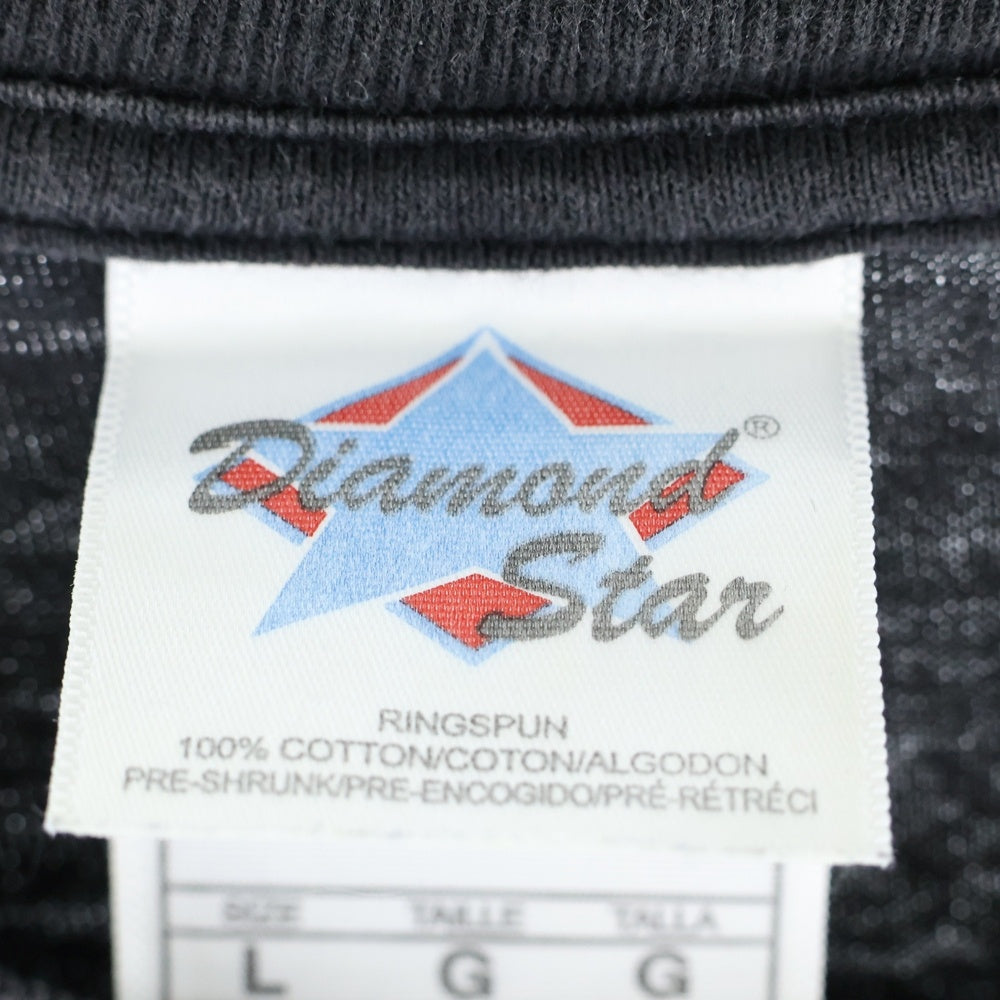 VINTAGE(ヴィンテージ) 00S Diamond Star KISS Peter Cris TEE フロントプリント 半袖Tシャツ ブラック