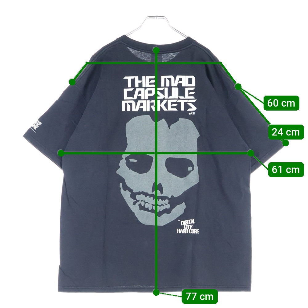 VINTAGE(ヴィンテージ) 00S the mad capsule markets TEE フロントプリント 半袖Tシャツ ブラック