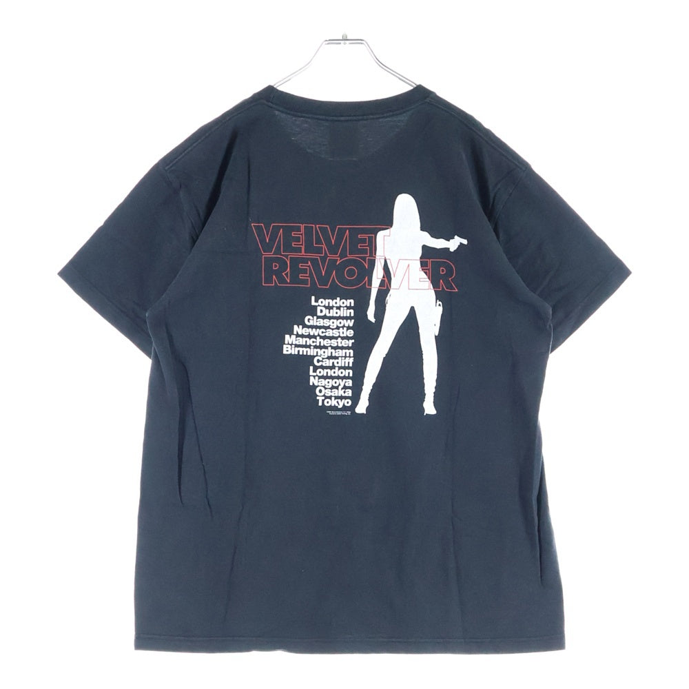 VINTAGE(ヴィンテージ) 00S Velvet Revolver Contraband TEE フロントプリント 半袖Tシャツ ブラック