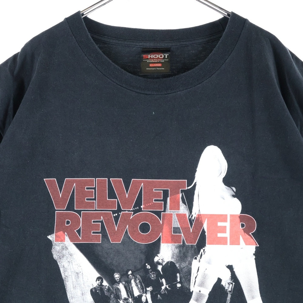 VINTAGE(ヴィンテージ) 00S Velvet Revolver Contraband TEE フロントプリント 半袖Tシャツ ブラック
