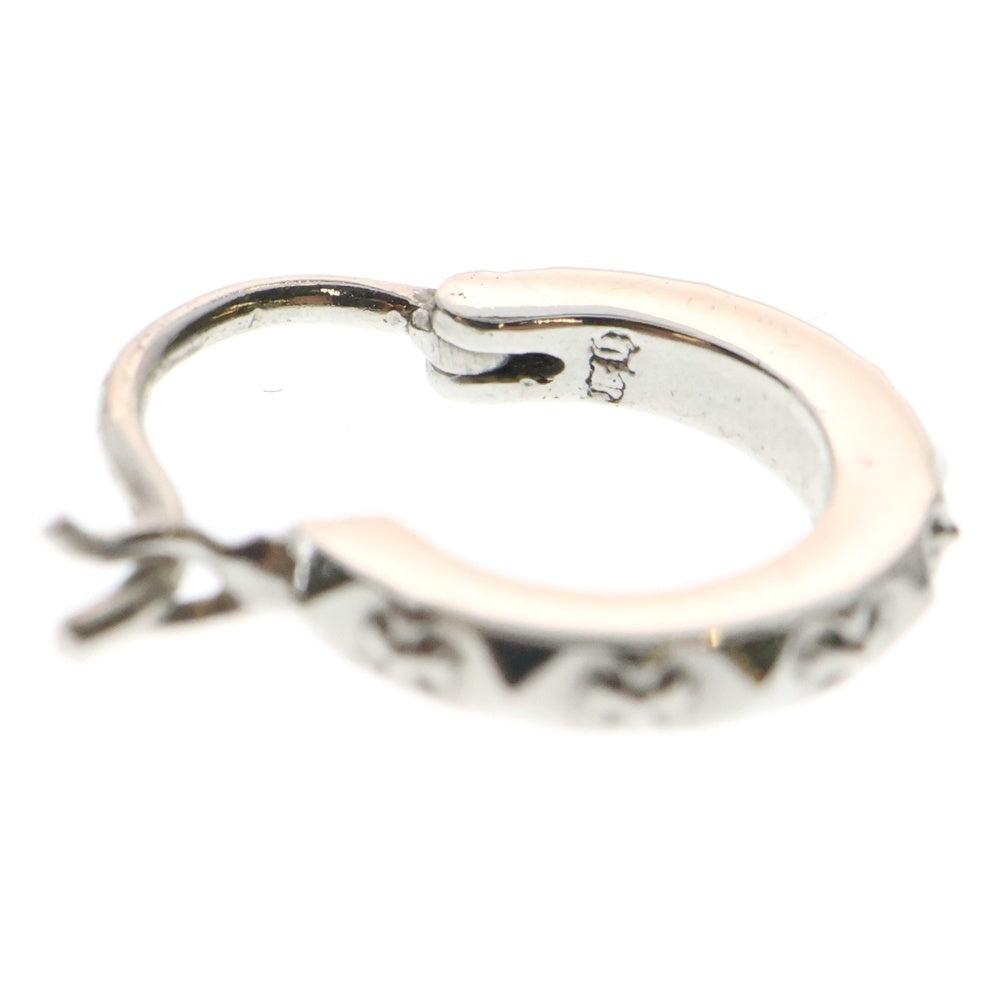 CHROME HEARTS(クロムハーツ) 18KWG HOOP TFP PNK PLS フープ トゥルーファッキンパンク プラスパンク ピアス ホワイトゴールド