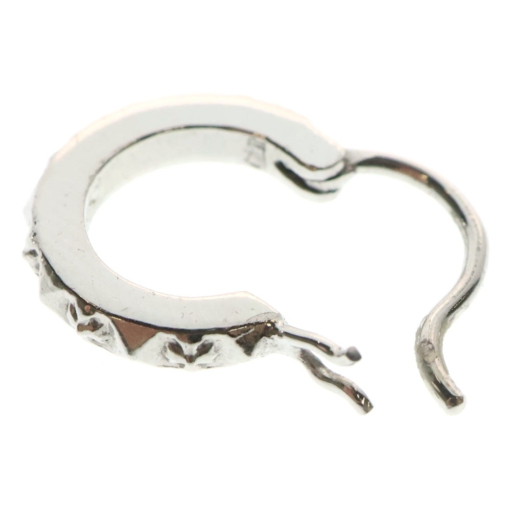 CHROME HEARTS(クロムハーツ) 18KWG HOOP TFP PNK PLS フープ トゥルーファッキンパンク プラスパンク ピアス ホワイトゴールド
