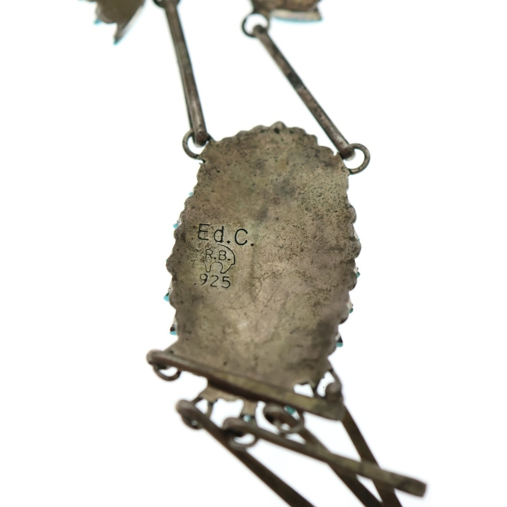 INDIAN JEWELRY(インディアンジュエリー) RB刻印 ターコイズ ネックレス シルバー