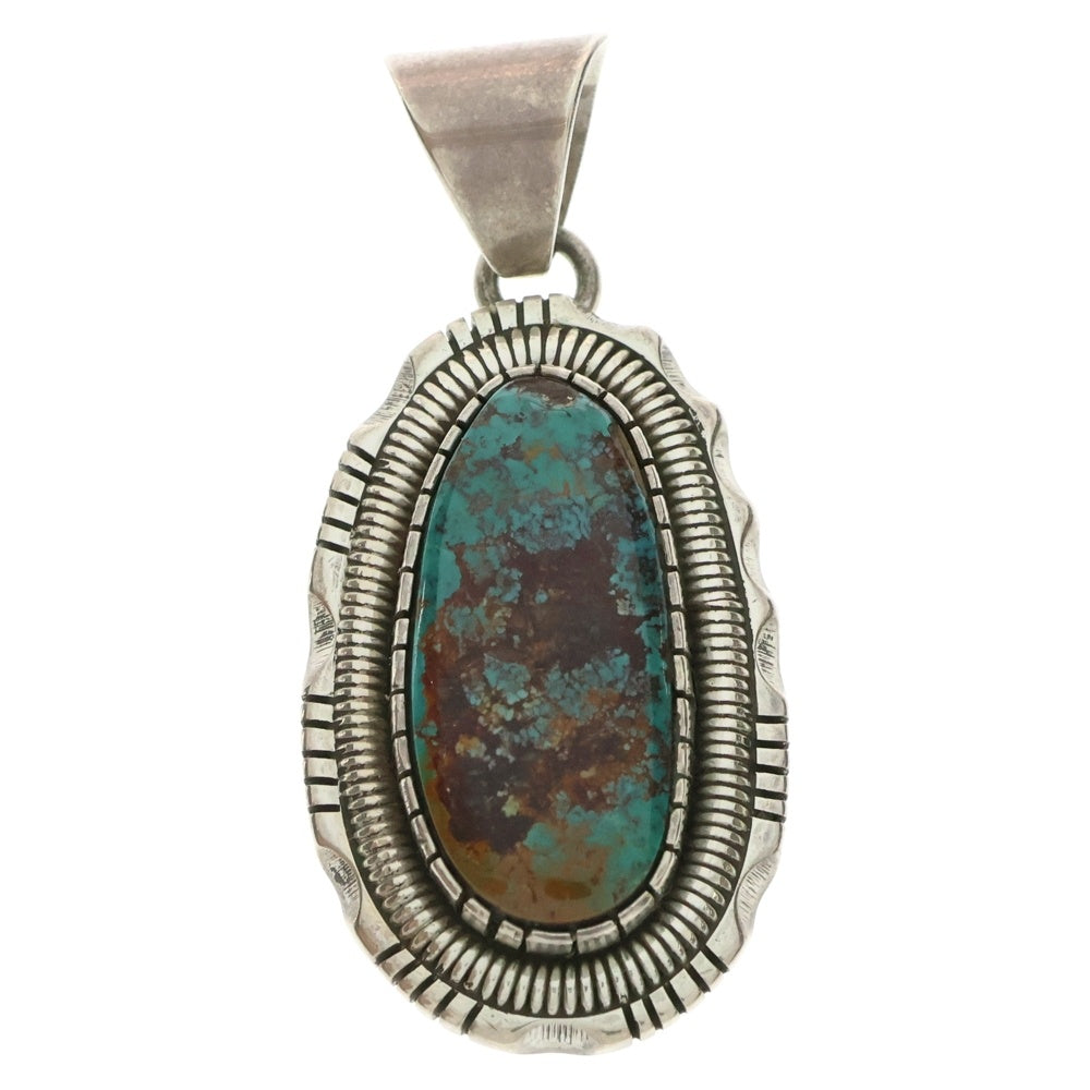 INDIAN JEWELRY(インディアンジュエリー) Walter Vandever ウォルター・バンデバー ターコイズネックレストップ