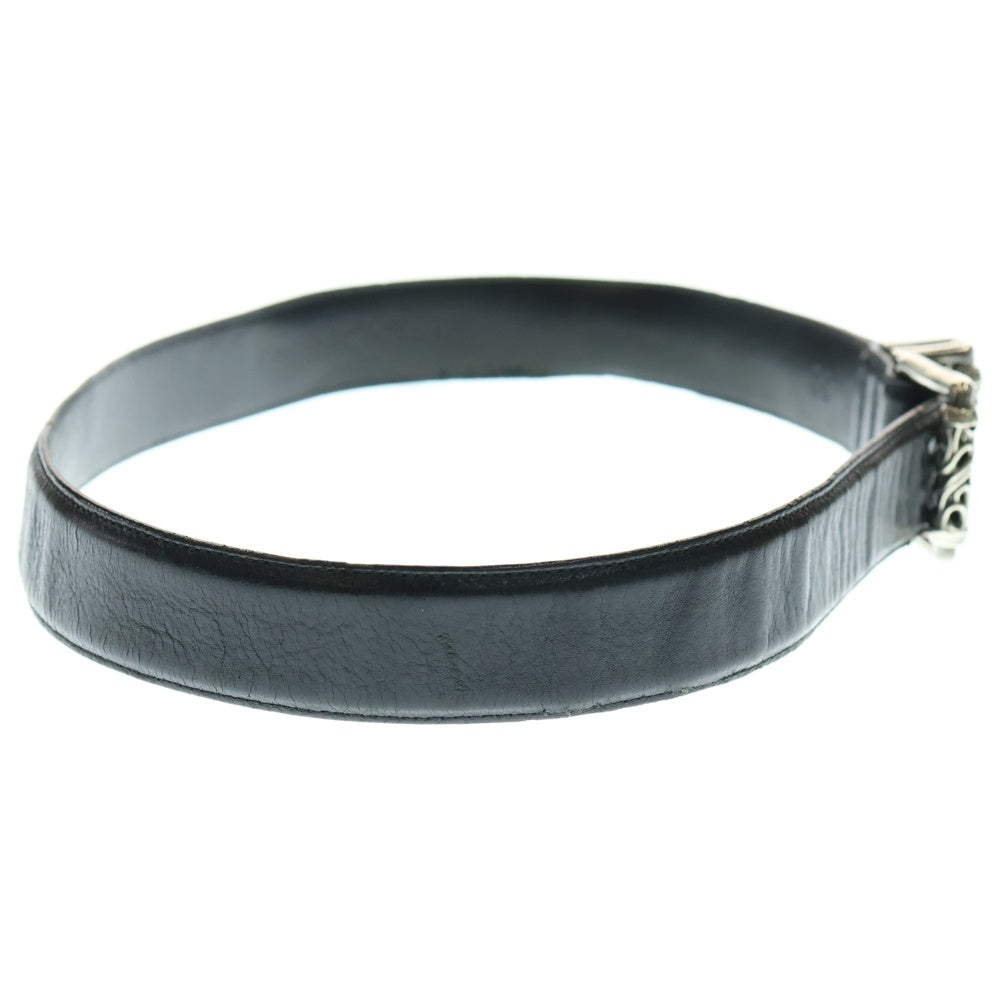 CHROME HEARTS(クロムハーツ) BLT ROLLER 3PC1.5inch 3PCローラーバックル レザーベルト シルバー BCA357