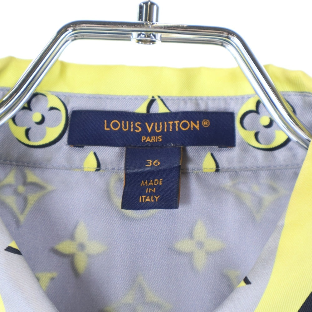 LOUIS VUITTON(ルイヴィトン) ブランドロゴ総柄 長袖シャツ グレー RW232W ADD FPBL42