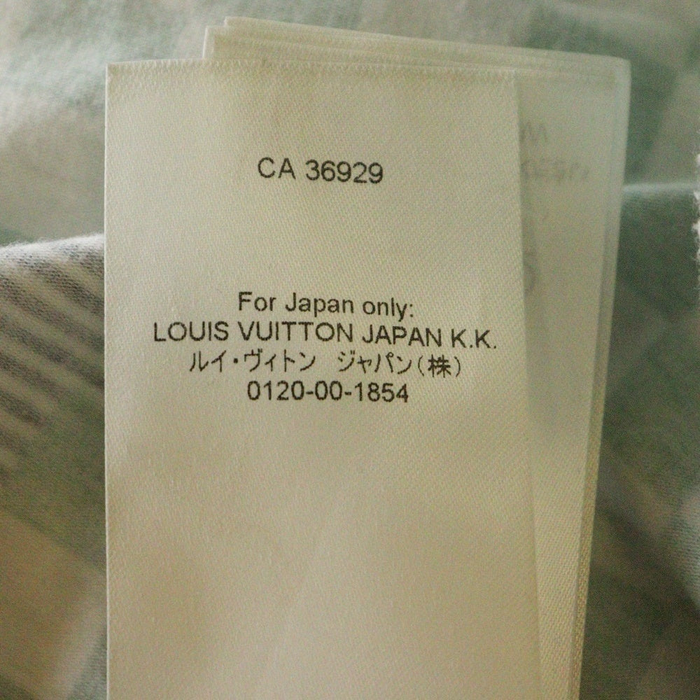 LOUIS VUITTON(ルイヴィトン) 22SS プリーテッドスリムジャージー長袖シャツ グリーン RM221 J71 HMY70W