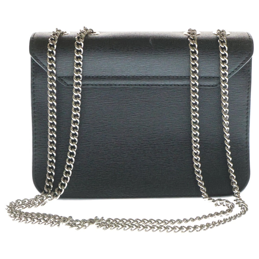 FURLA(フルラ) スターデザイン チェーン ショルダーバッグ ブラック