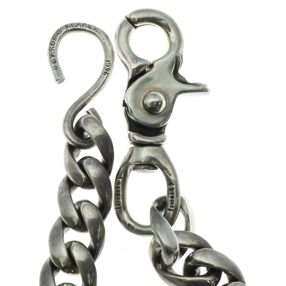 CHROME HEARTS(クロムハーツ) CLASSIC SHORT-S/ 1クリップショートクラシック ウォレットチェーン シルバー BCA067