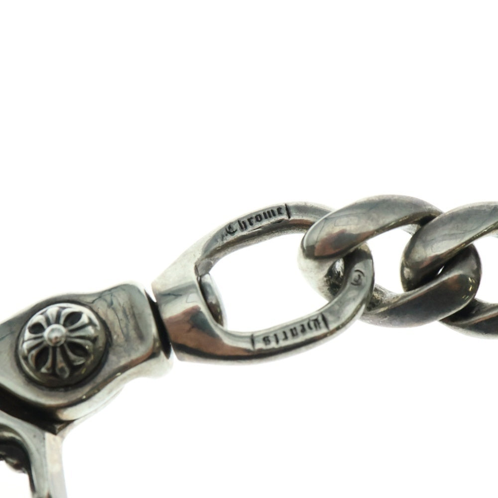 CHROME HEARTS(クロムハーツ) CLASSIC SHORT-S/ 1クリップショートクラシック ウォレットチェーン シルバー BCA067