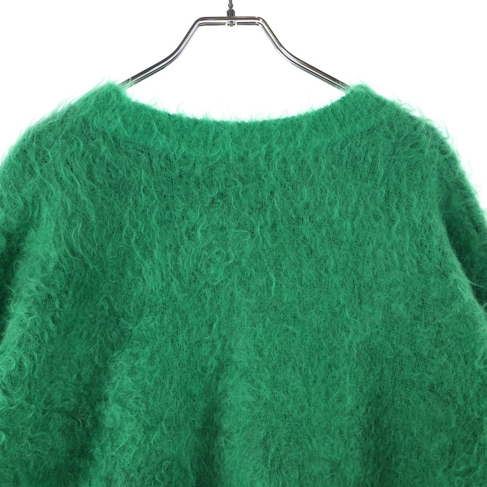 SAINT MICHAEL(セントマイケル) 23AW SAINT CREW NECK KNIT フロントロゴ モヘアニット グリーン SM-A23-0000-043