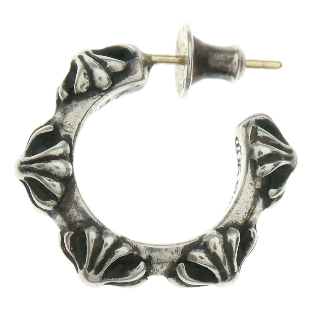 CHROME HEARTS(クロムハーツ) HOOP CROSS クロスバンド フープピアス シルバー BCA100