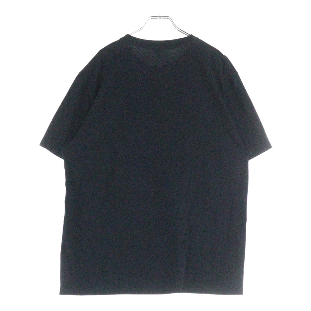 LOEWE(ロエベ) RELAXED FIT T-SHIRT フロント ロゴ 刺繍 リラックス フィット 半袖 Tシャツ カットソー ブラック H526Y22XBF